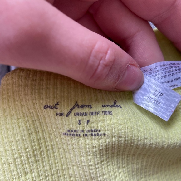 Neon one strap crop top - Picture 4 of 4